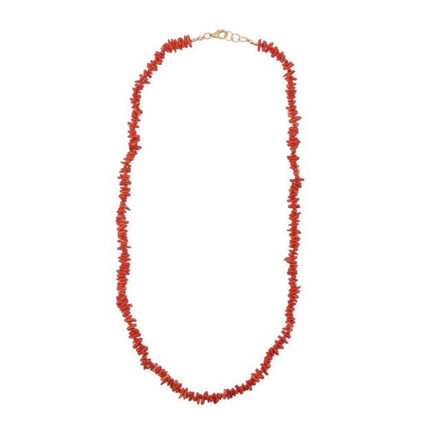 Long Shell Necklace - Coral Product Image