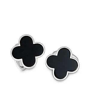 Onyx Clover Cuff Links Product Image