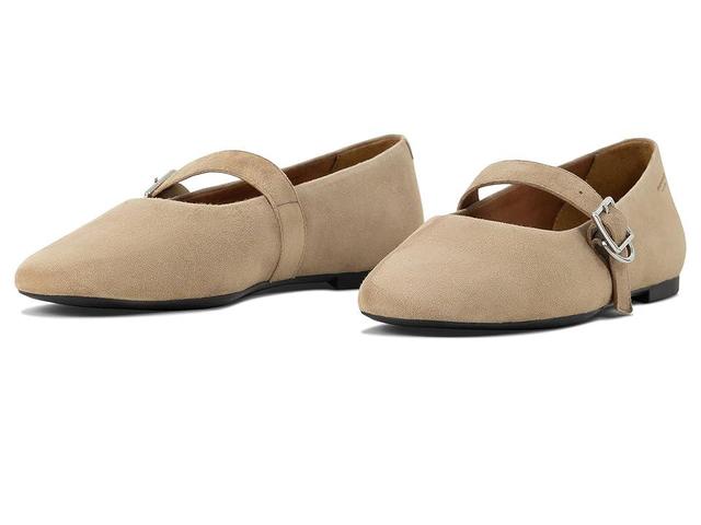 Vagabond Shoemakers Jolin Suede Mary Jane Flat (Nougat) Women's Shoes Product Image