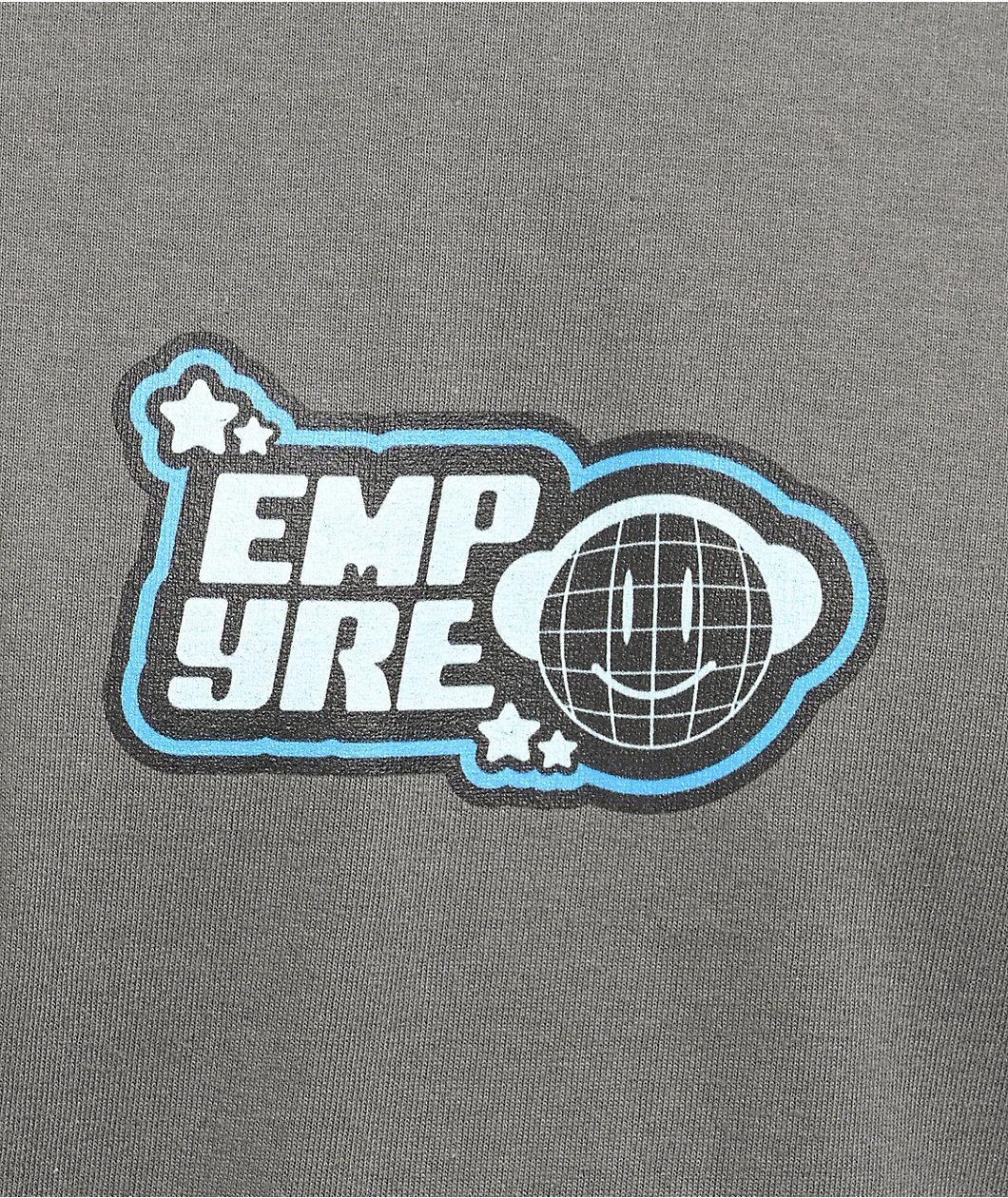 Empyre Cyber EMP Charcoal Long Sleeve T-Shirt Product Image