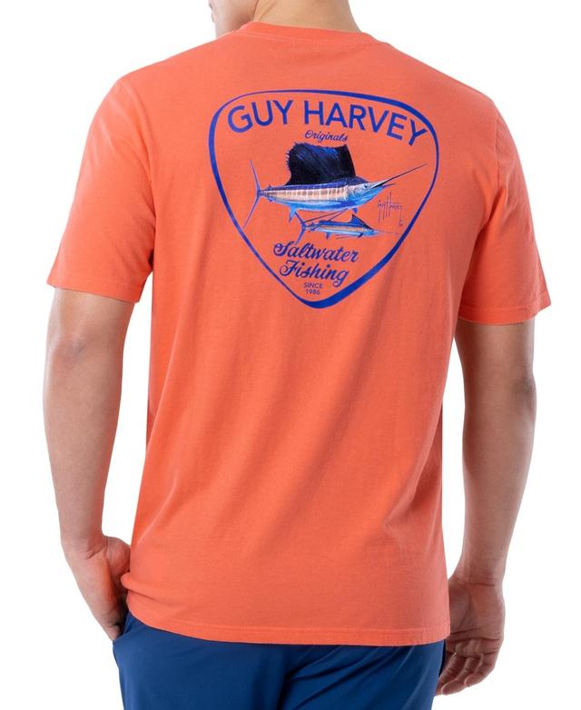 Guy Harvey Mens Short Sleeve Crewneck Graphic Pocket T-Shirt Product Image