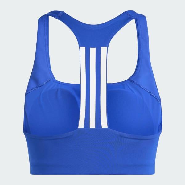 adidas Powerimpact Training Medium-Support Bra Shadow Olive XS C-D Womens Product Image