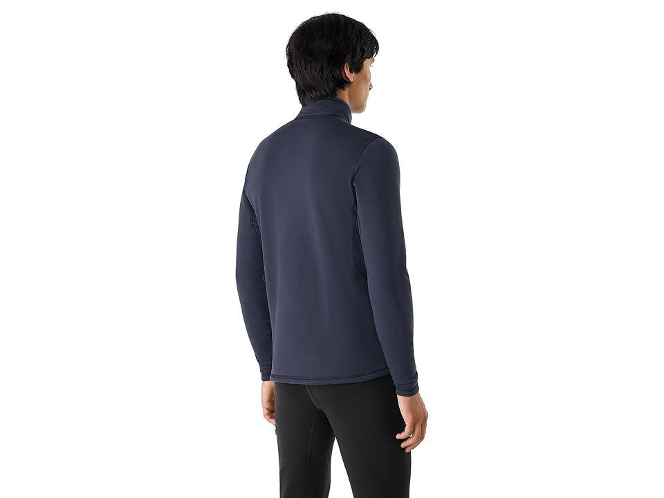 Arc'teryx Rho Heavyweight Zip Neck Sapphire) Men's Clothing Product Image