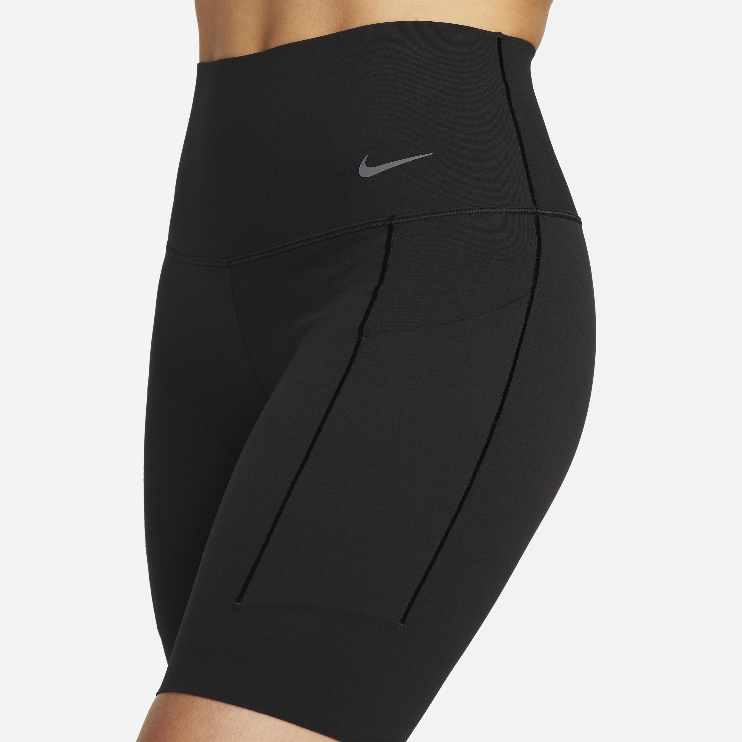 Nike Women's Universa Medium-Support High-Waisted 8" Biker Shorts with Pockets Product Image