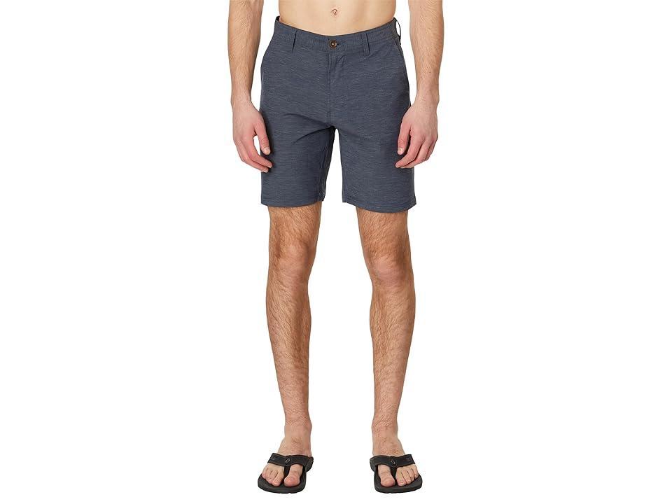 VISSLA Canyons Hybrid 18.5 Walkshorts (Dark Naval) Men's Clothing Product Image