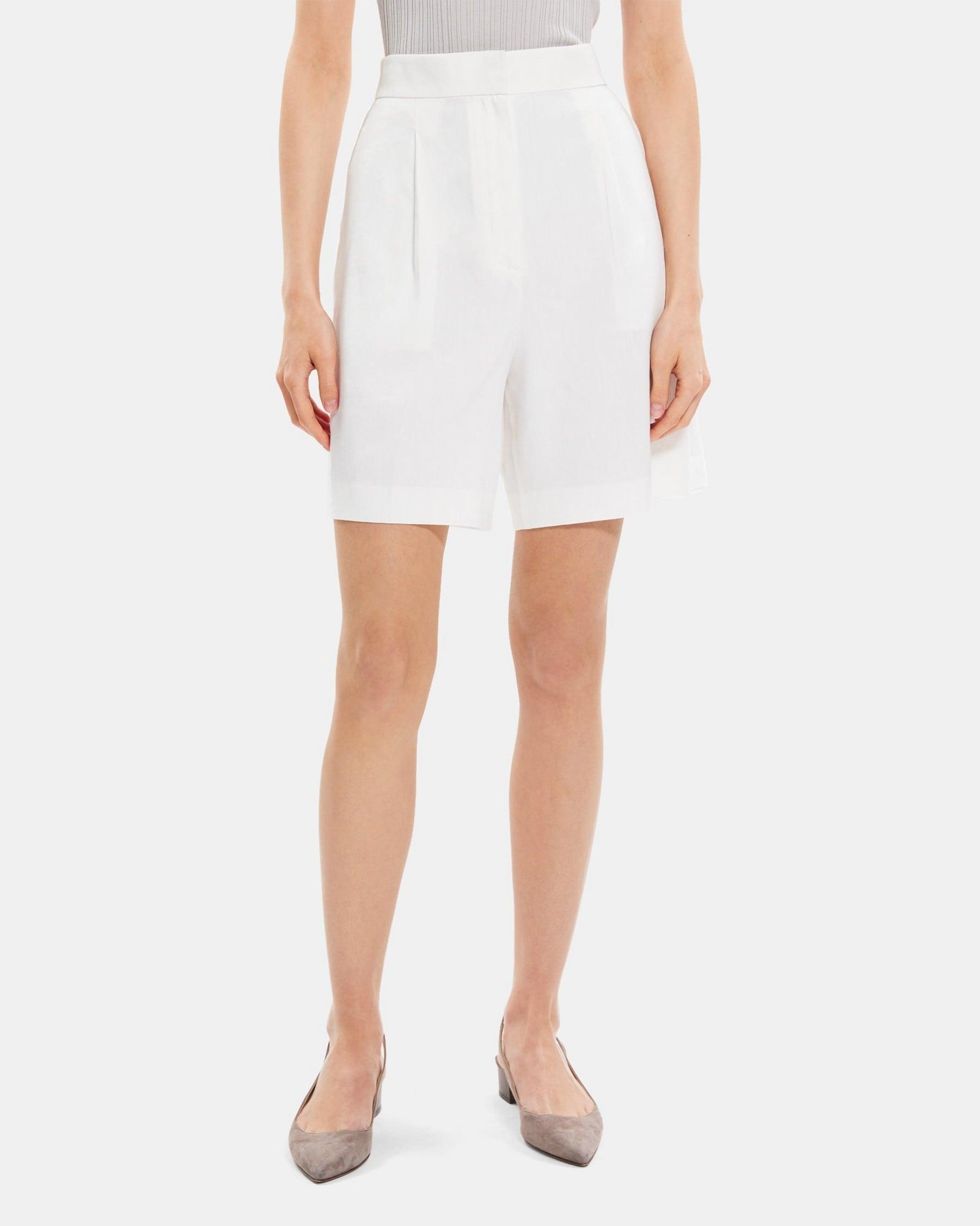 Pleated Short in Linen-Blend product image