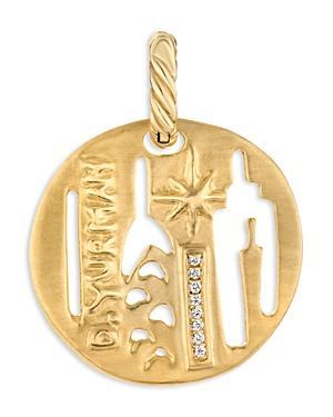 Womens DY Elements City Pendant In 18K Yellow Gold With Diamonds Product Image