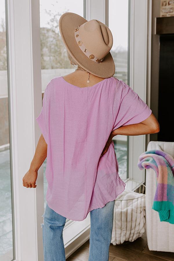 Grateful Life Shift Top In Pink Product Image