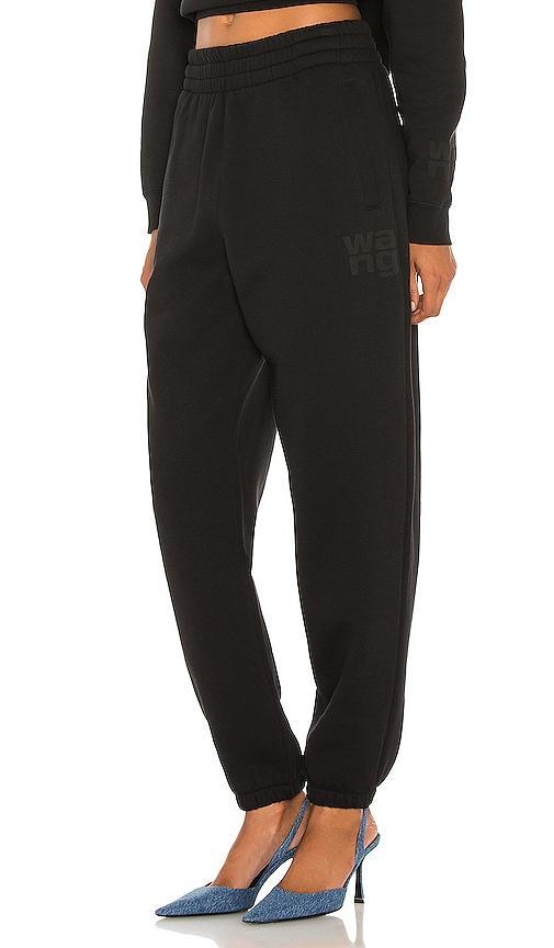 Alexander Wang Puff Logo Structured Terry Sweatpants Product Image