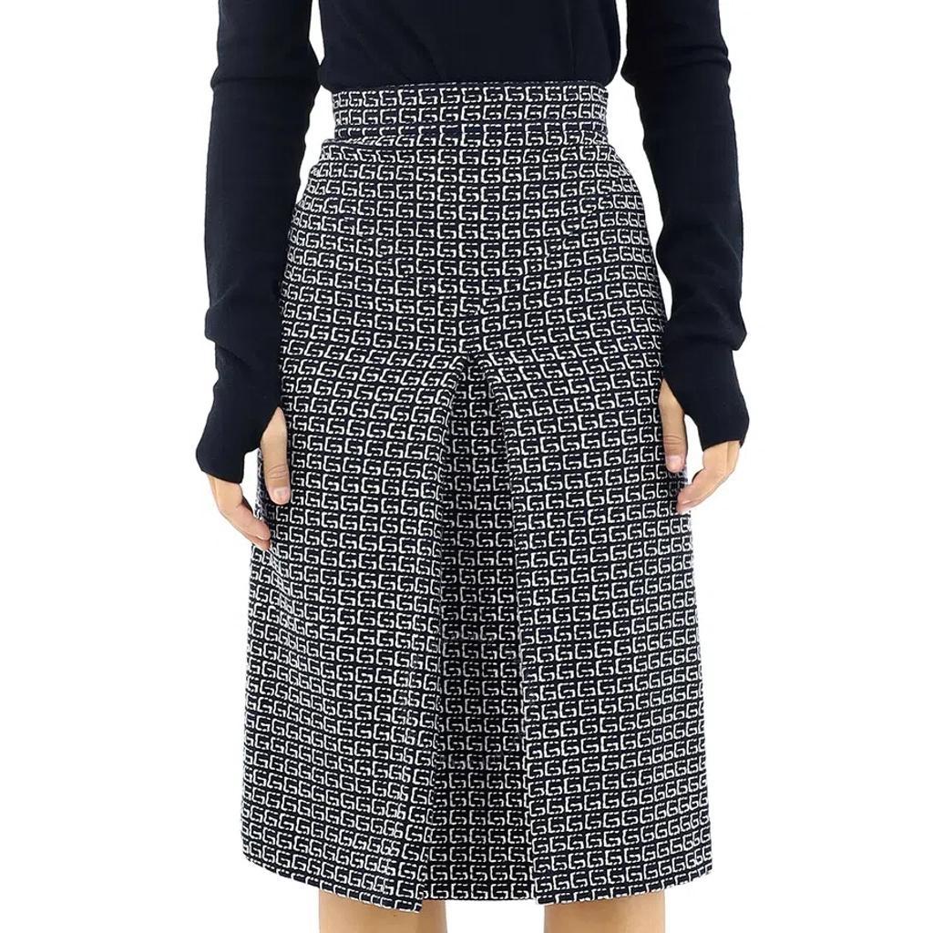 All-over Square G Patterned Midi Skirt In Multicolor product image