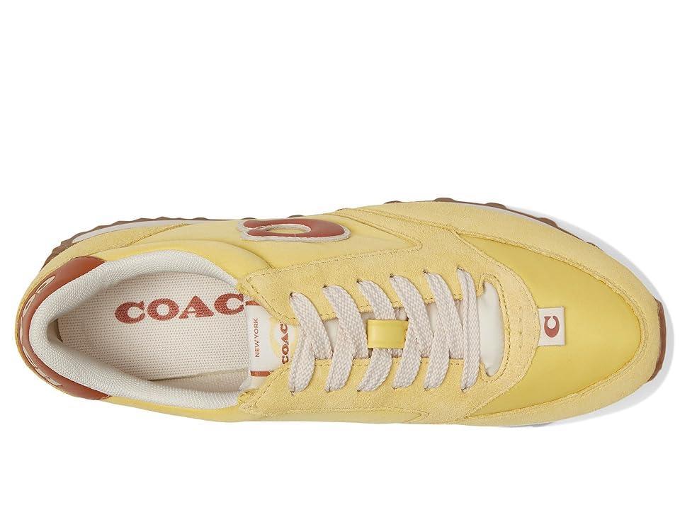 COACH Runner Puffy Nylon Sneaker (Daffodil) Women's Shoes Product Image