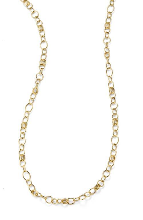 Womens Classico Long 18K Yellow Smooth Chain Necklace Product Image