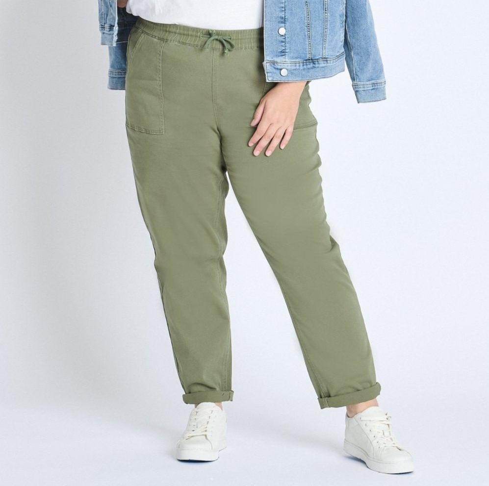 Westport Olive Weekender Twill Jogger - Plus product image