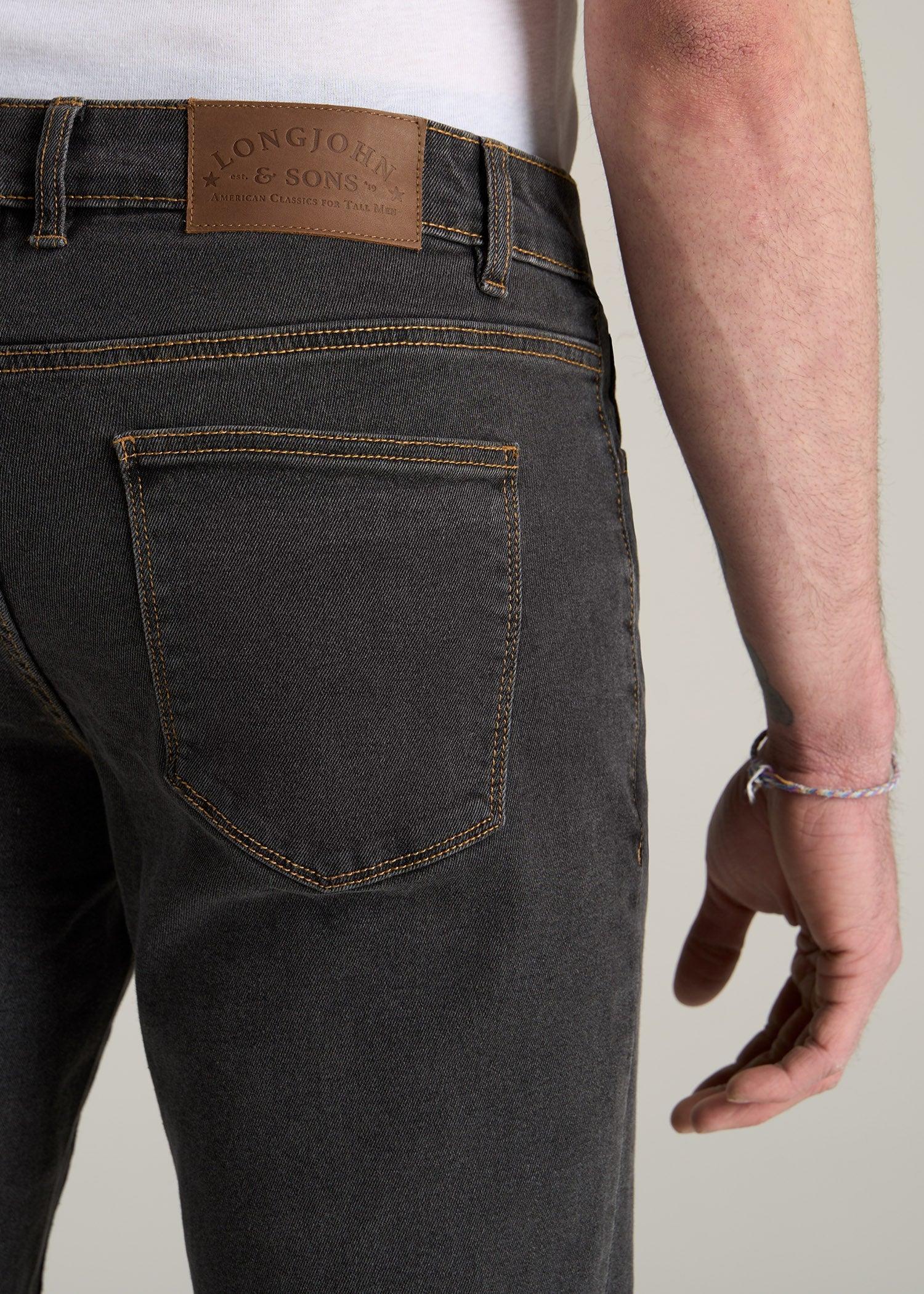 LJ&S TAPERED Jeans for Tall Men in Vintage Black Product Image