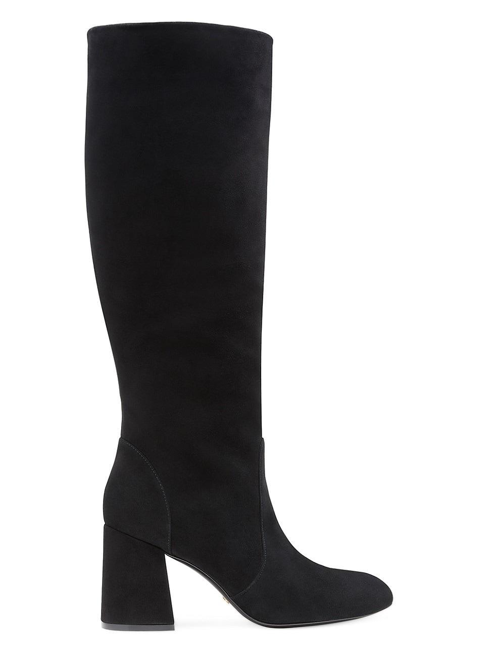 Stuart Weitzman Flare Block Heel Mid Calf Boot Product Image