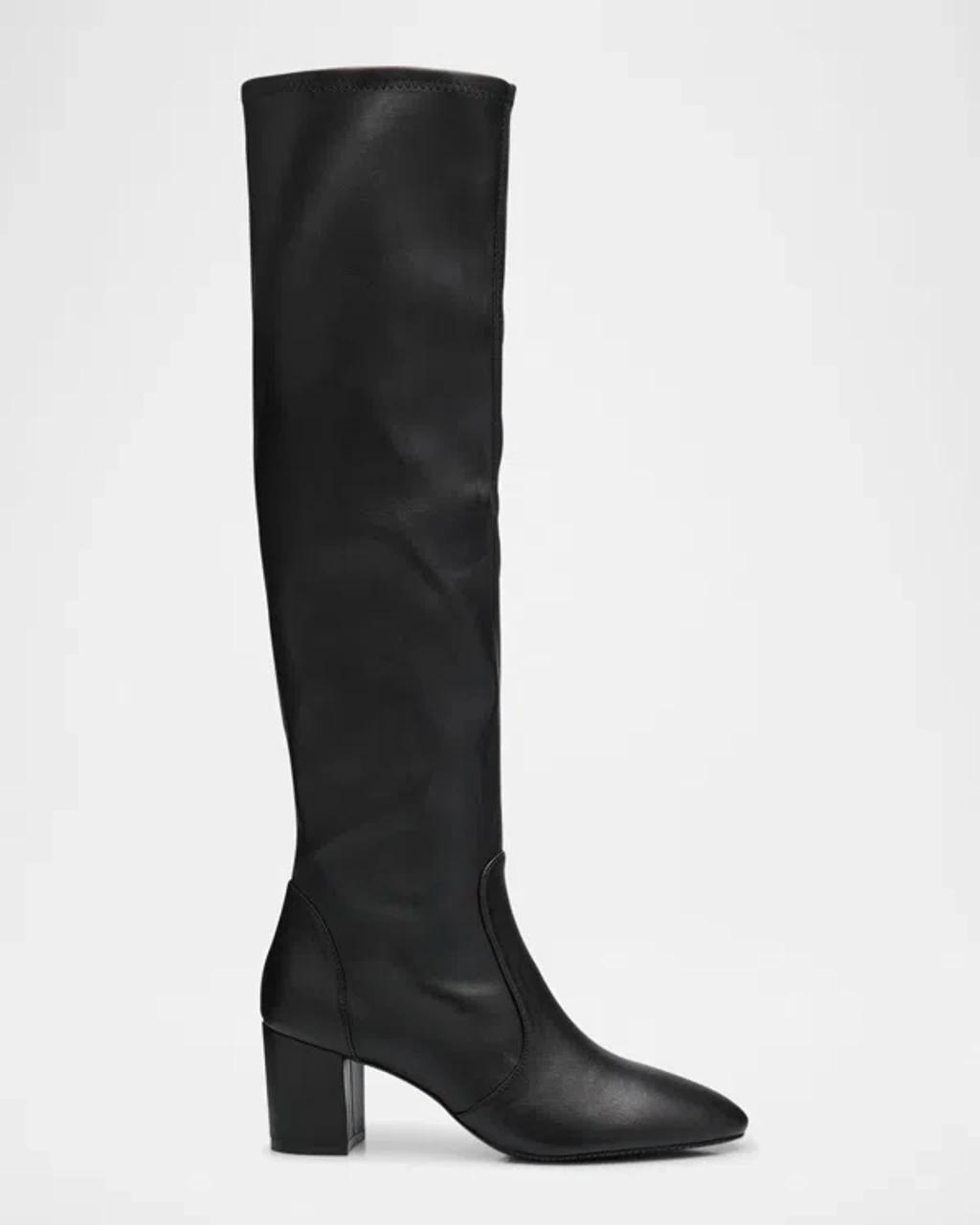 STUART WEITZMAN Women's Yuliana 60 Slouch Tall Boots In Black Product Image