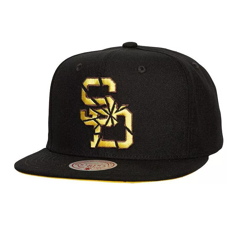 Mens Mitchell & Ness San Diego Padres Shattered Snapback Hat Product Image