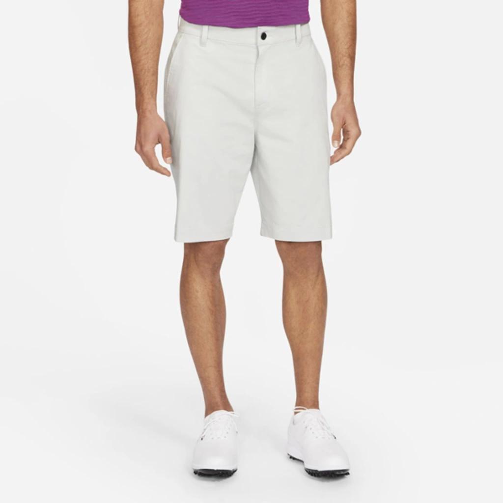 Dri-fit Uv Flat Front Chino Golf Shorts In Grey Product Image