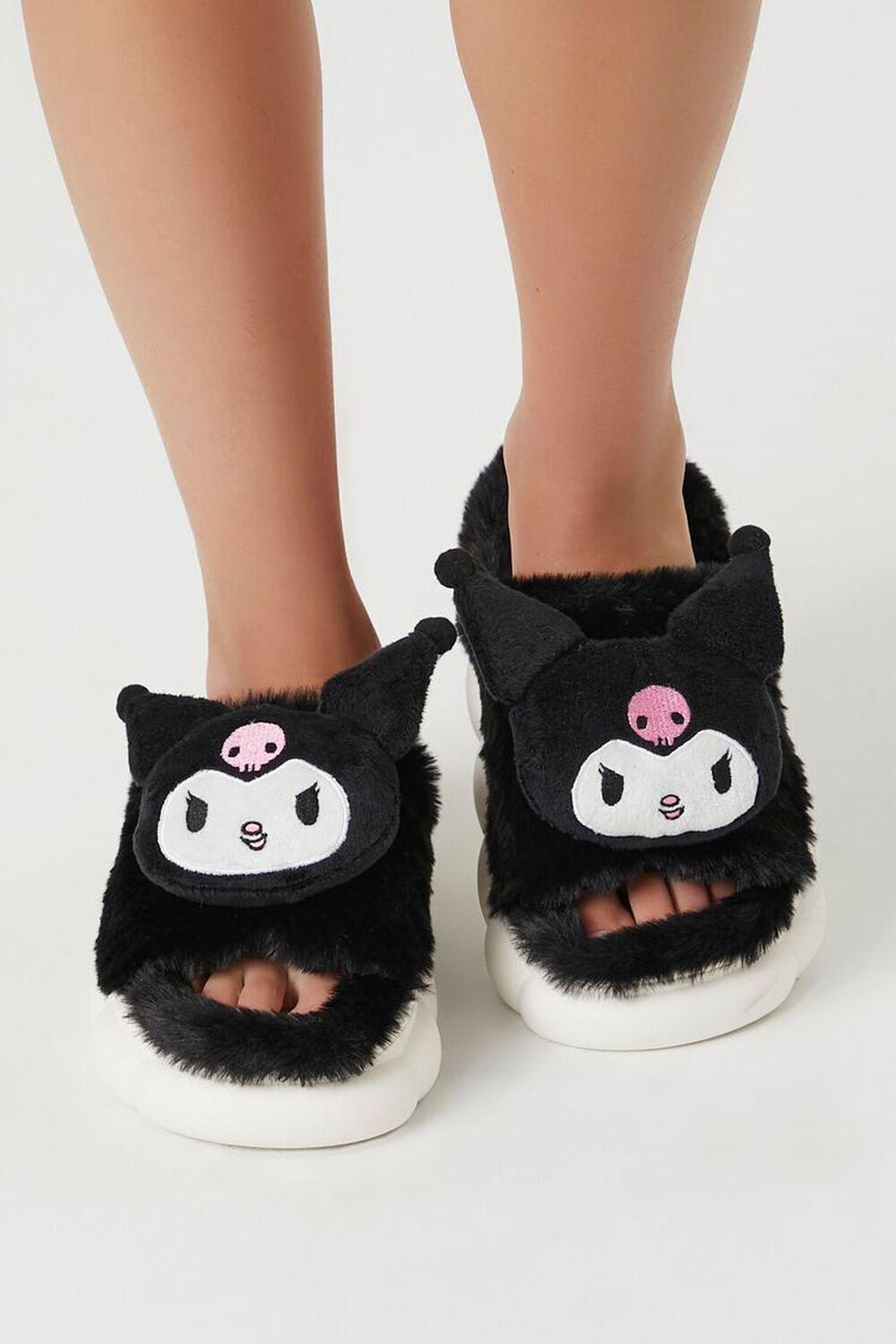 Kuromi Plush House Slippers | Forever 21 Product Image