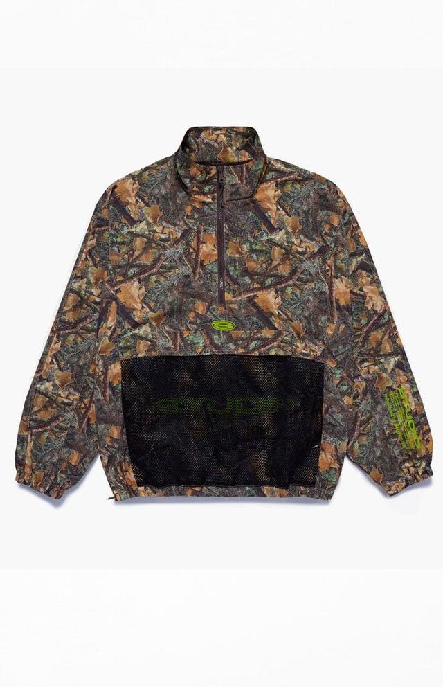 Studio by Supervsn Men's Anorak Pullover in Black/Camo - Product Image