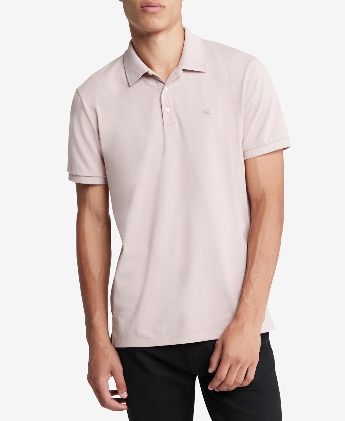 Calvin Klein Short Sleeve Classic Fit Smooth Polo Shirt Product Image