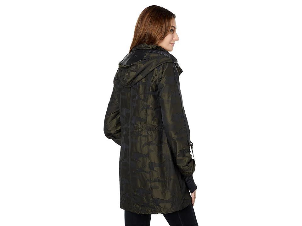 Blanc Noir Camo Anorak Jacket (Olive Camo) Women's Coat Product Image