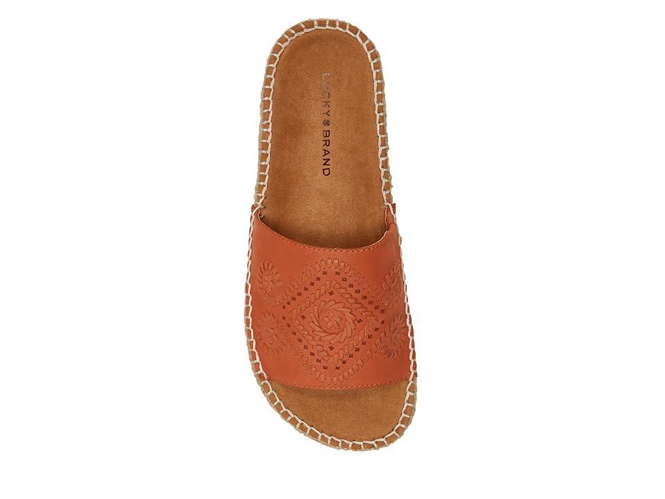 Lucky Brand Womens Lemana Espadrille Flat Slide Sandals Product Image