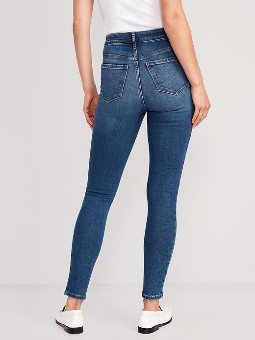 High-Waisted Rockstar Super-Skinny Jeans Product Image