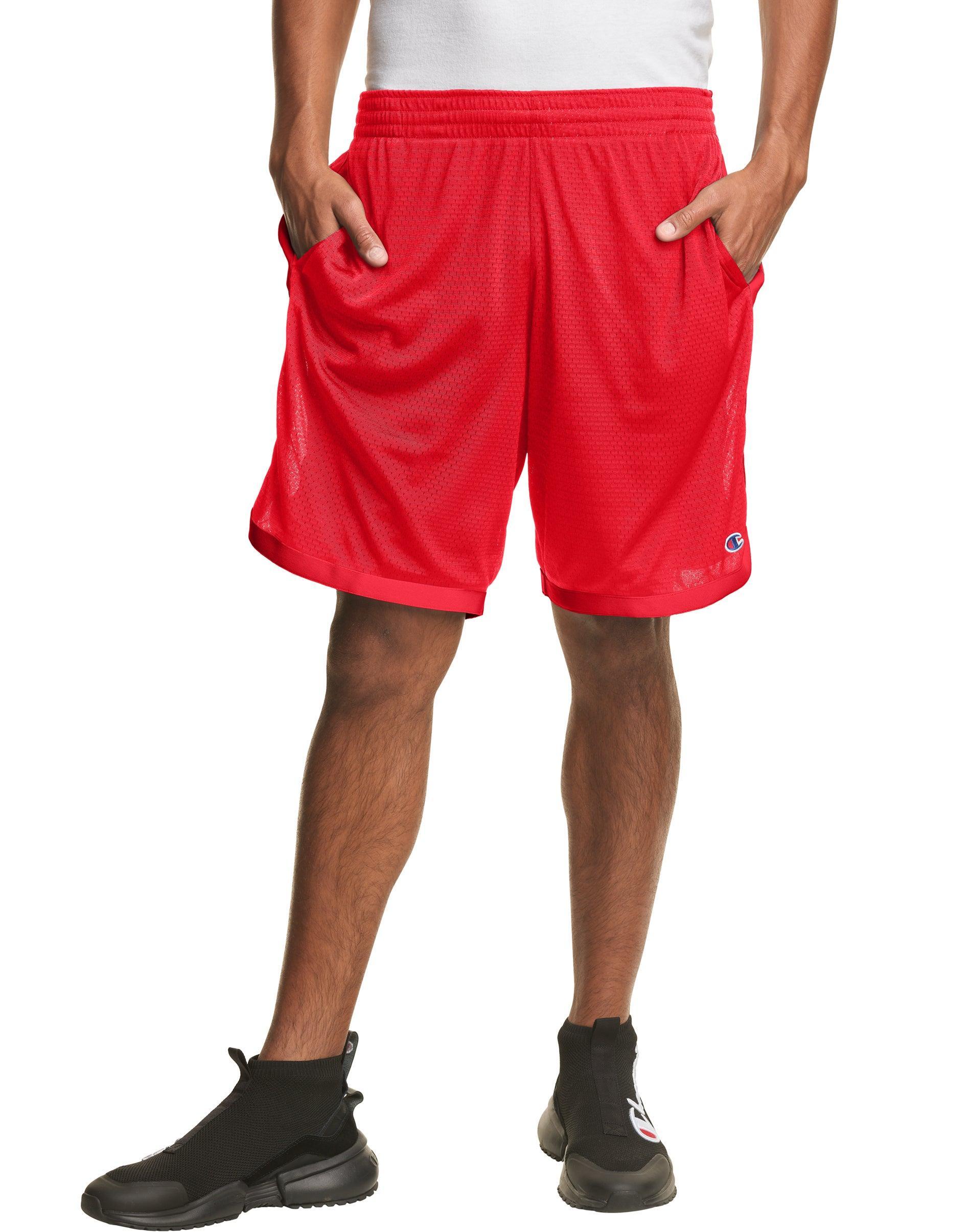 Mens Champion Taped Mesh Shorts, 7 Product Image