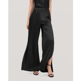 High-Waisted Silk Ginkgo Pant Product Image