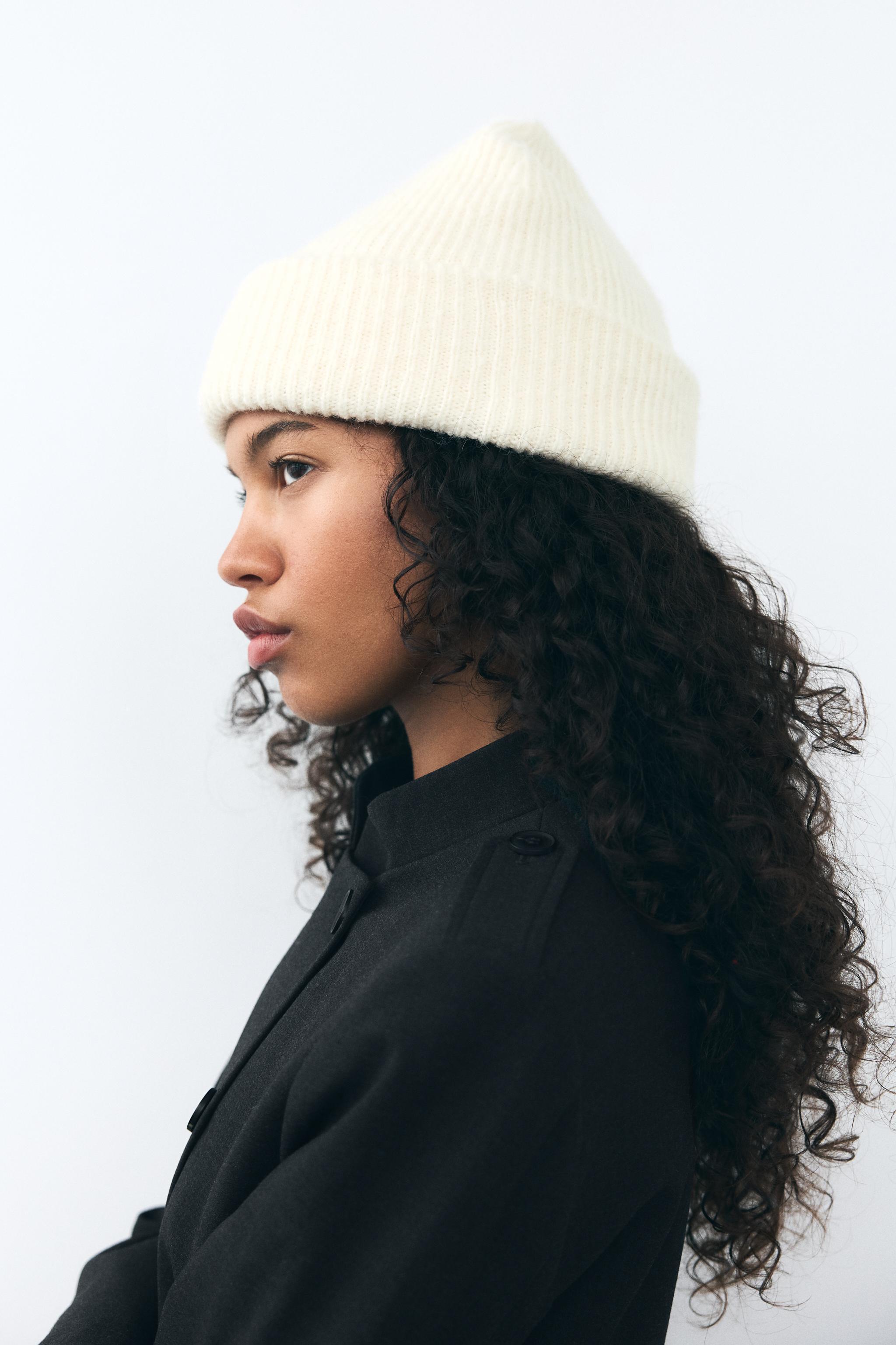 TURNED-UP KNIT BEANIE Product Image