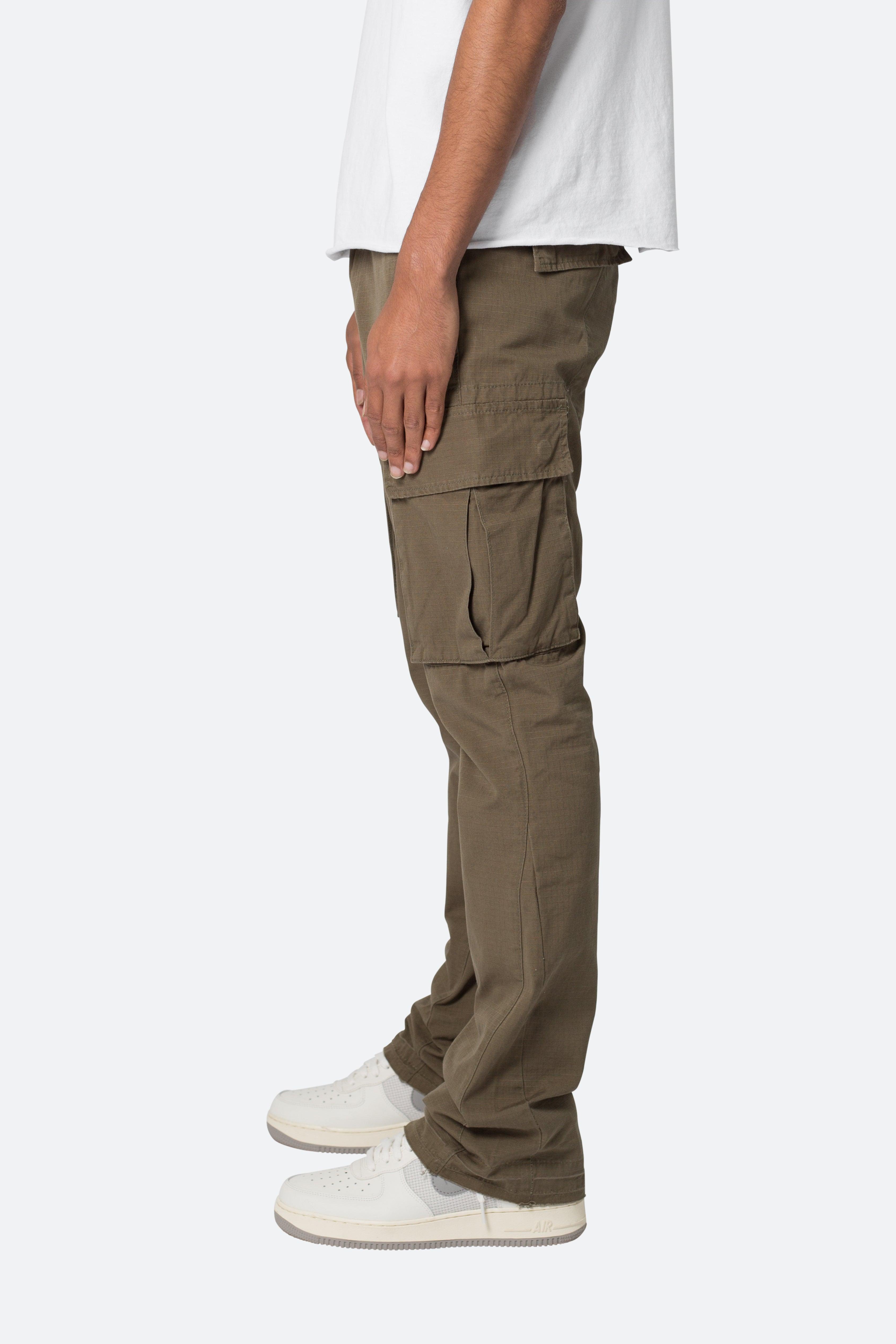 Bootcut Cargo Pants - Olive Product Image