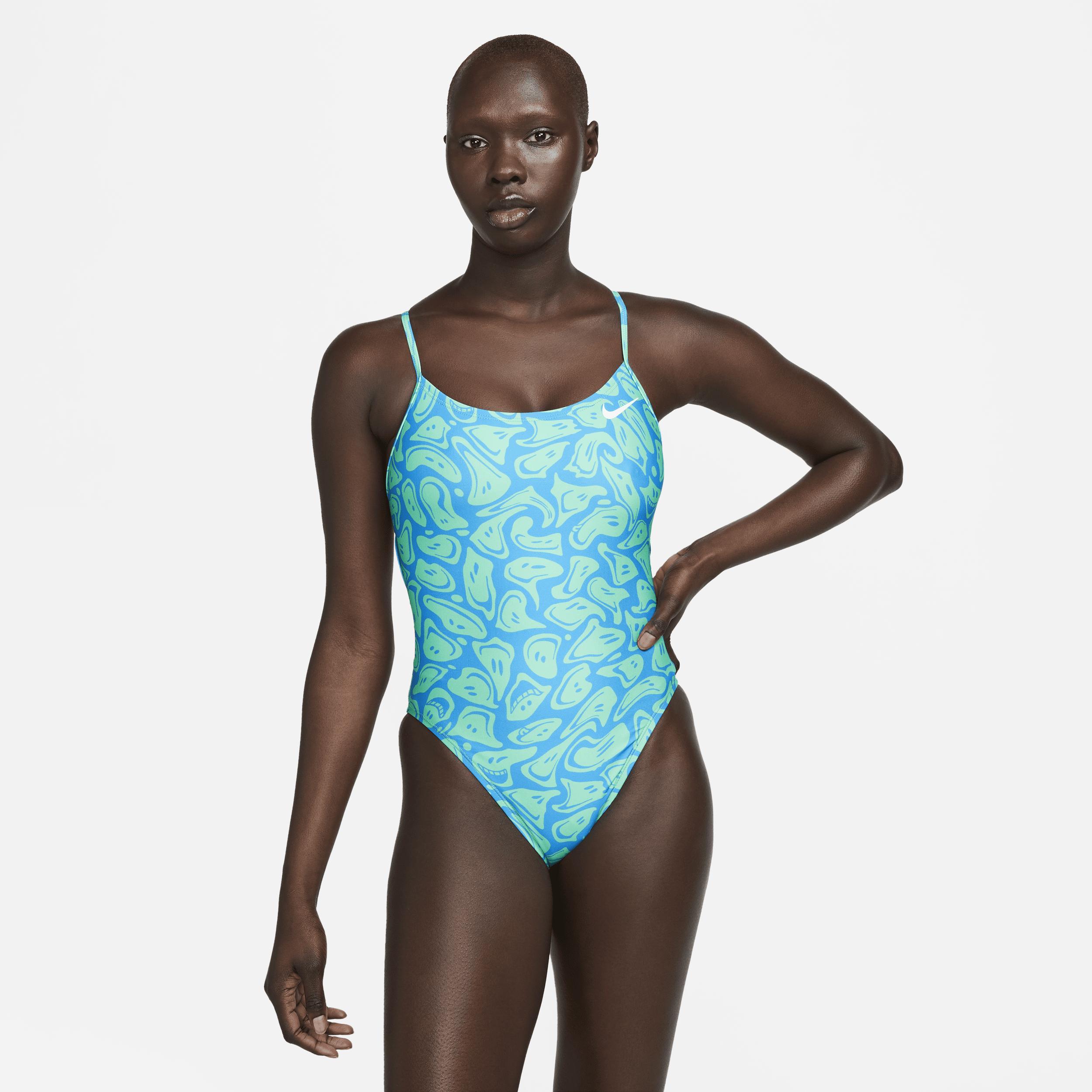 Nike Women's Swim HydraStrong Lace-Up Tie-Back One-Piece Swimsuit Product Image