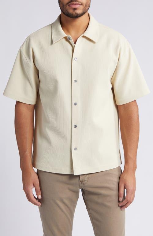 Frame Waffle Textured Short Sleeve Regular Fit Shirt Product Image