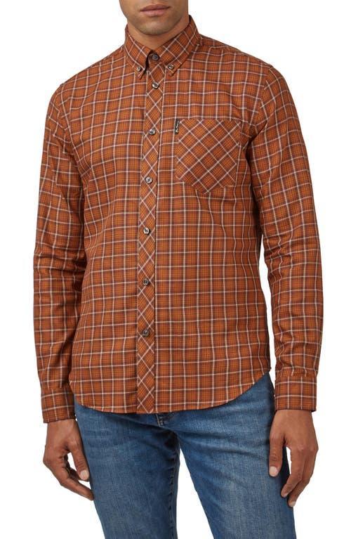 Ben Sherman Mens House Tartan Regular-Fit Shirt Product Image