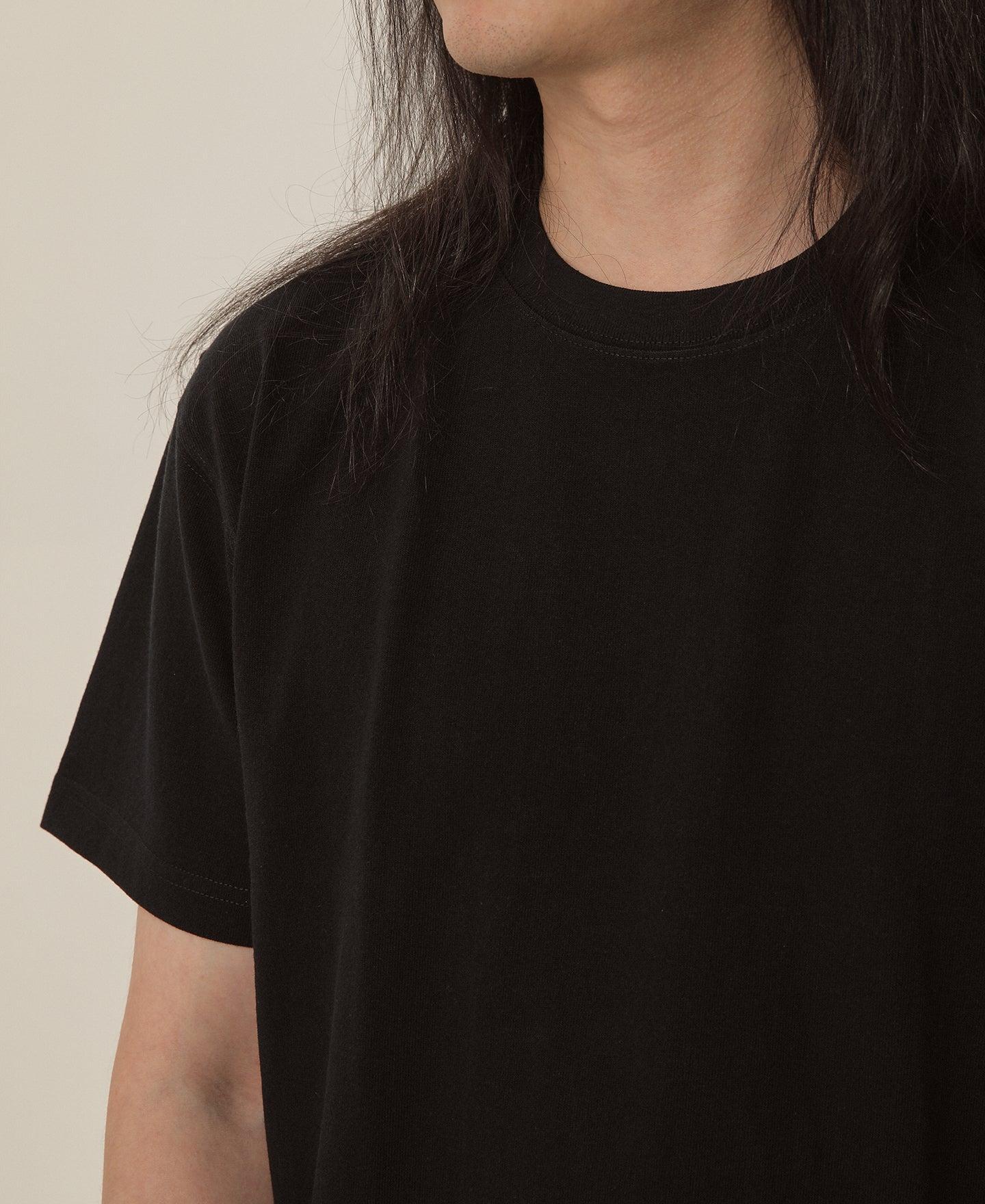 9 oz US Cotton Tubular T-Shirt - Black Product Image