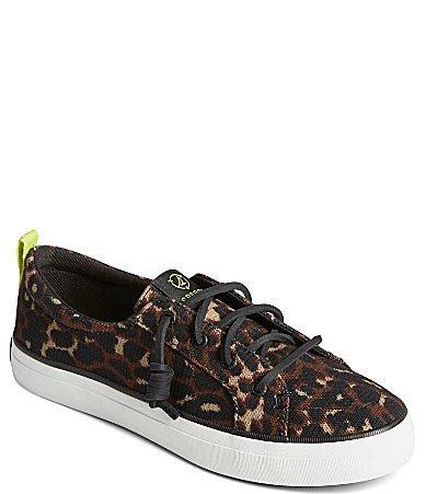 Sperry Seacycled Crest Vibe Animal Print Sneakers Product Image