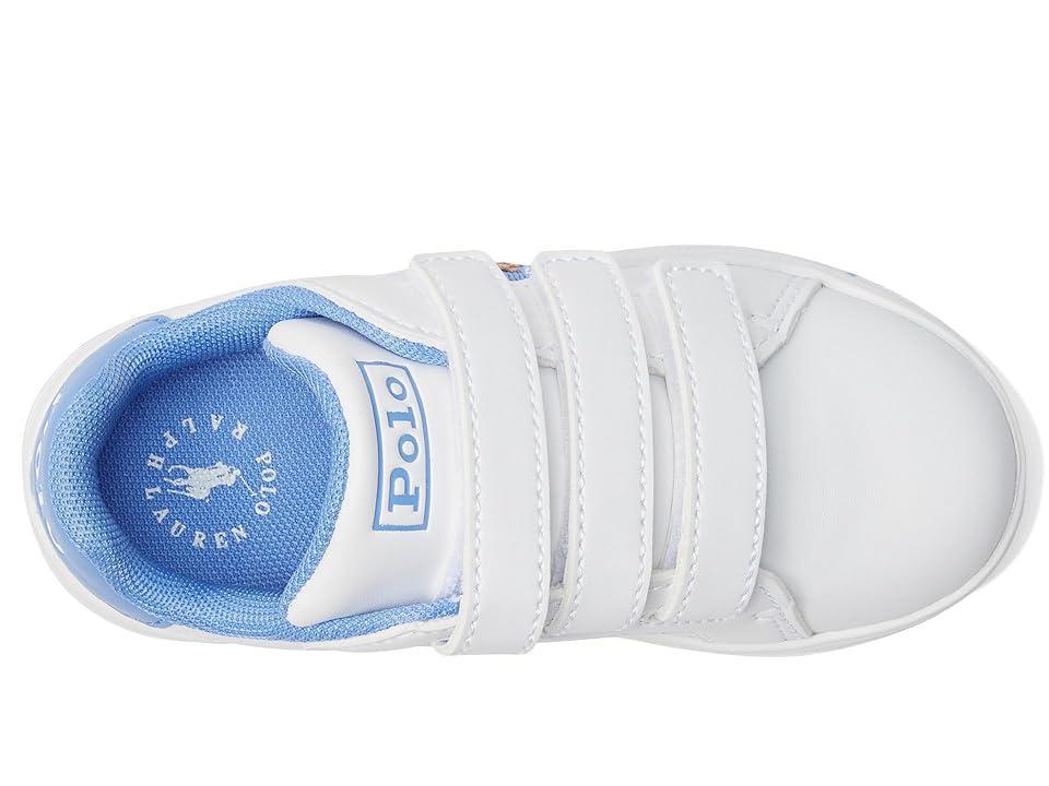 Polo Ralph Lauren Kids Heritage Court II Bear EZ (Toddler) Harbor Island Blue) Girl's Shoes Product Image