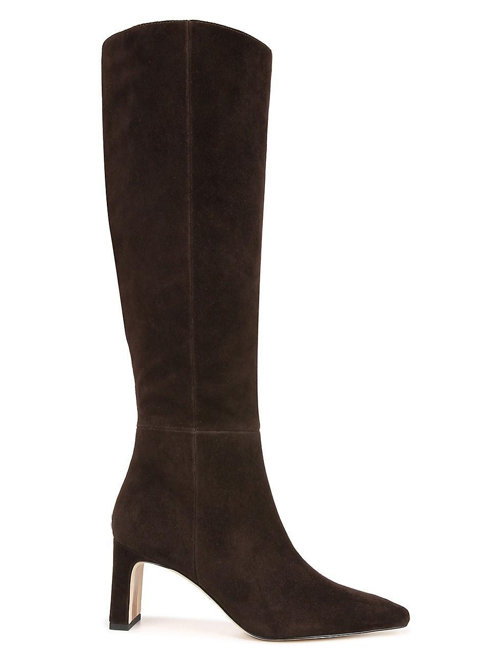 Womens Sylvia 70MM Suede Knee-High Boots Product Image