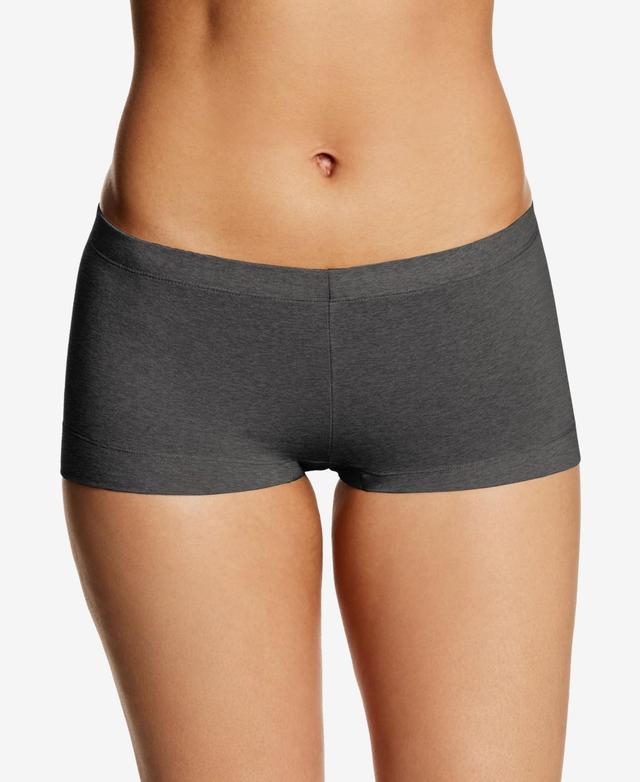 Maidenform Dream Cotton Boyshort Underwear DM0002, Womens Gray Grey Product Image