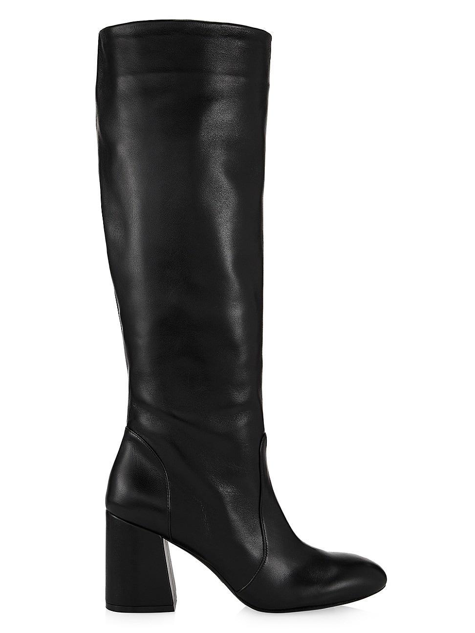 Stuart Weitzman Flare Block Heel Mid Calf Boot Product Image