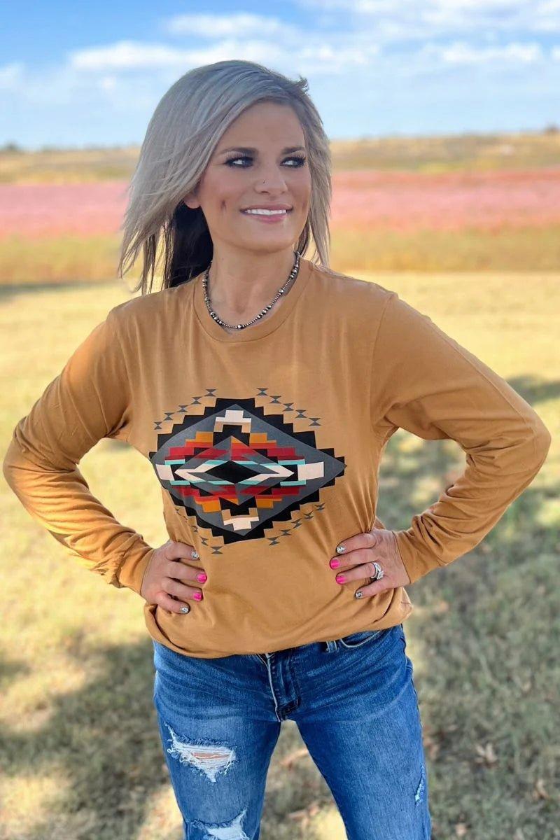 Sterling Kreek Fall Sunset Long Sleeve Tee Product Image