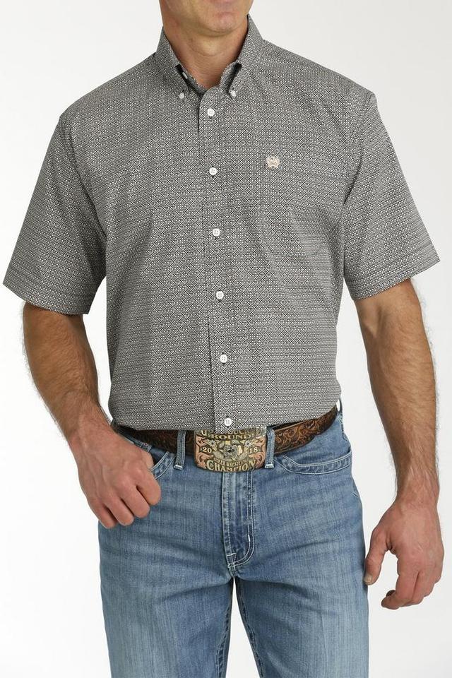 Cinch® Men's S/S Multi Geo Print Button Shirt Product Image