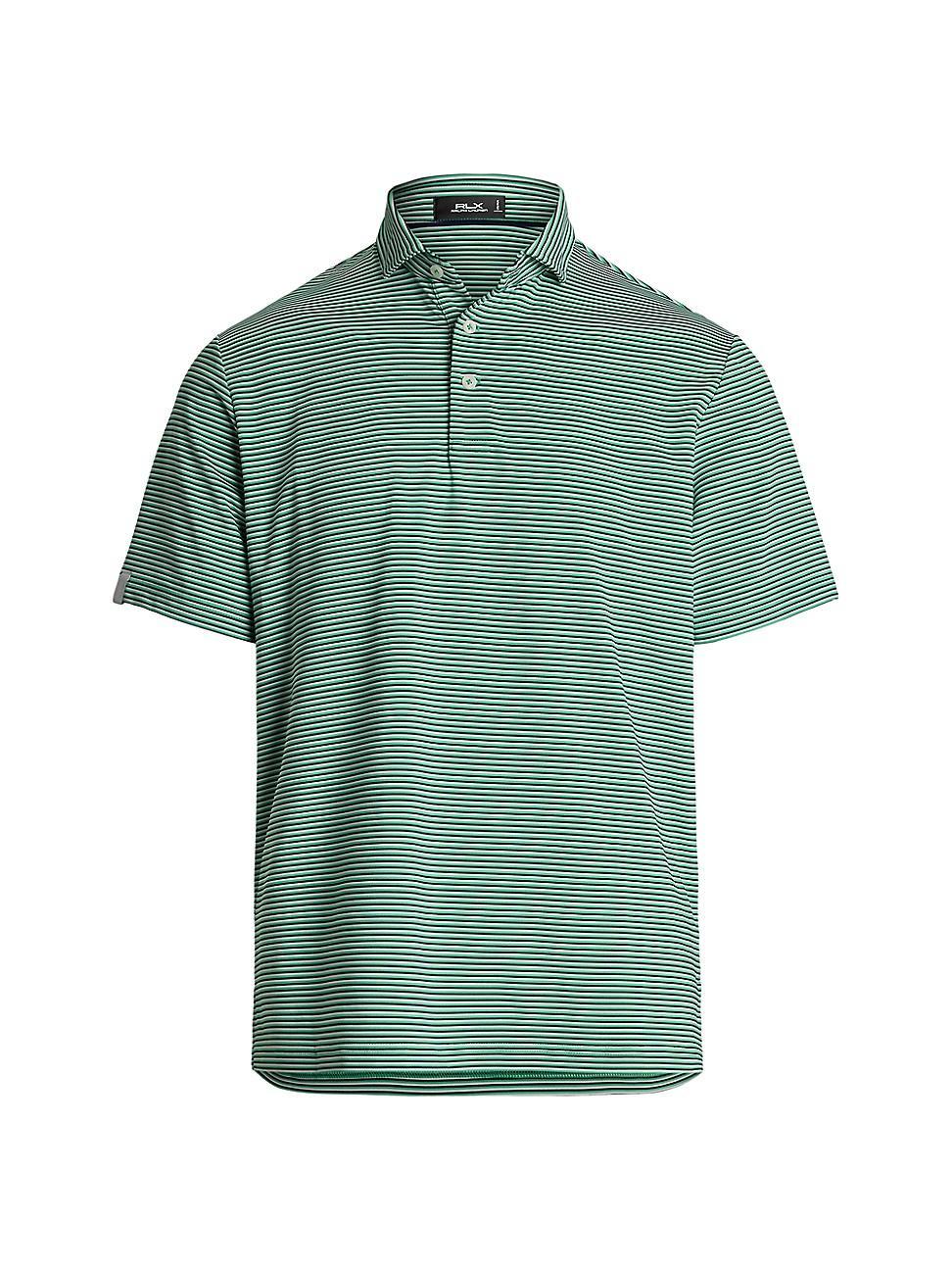 Mens Striped Polo Shirt Product Image