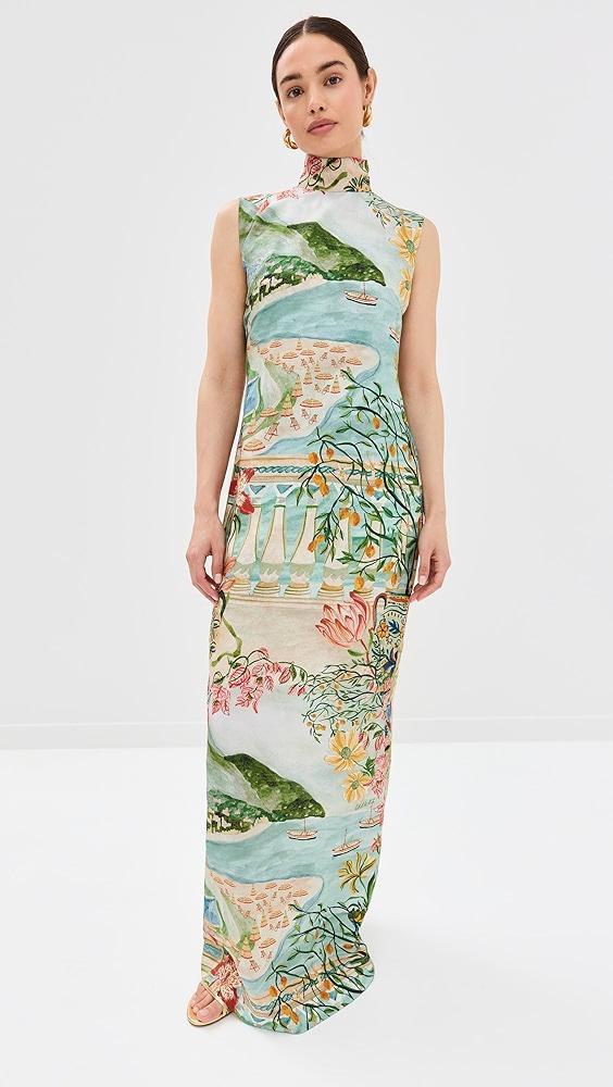 Isla & White High Neck Maxi Dress | Shopbop Product Image