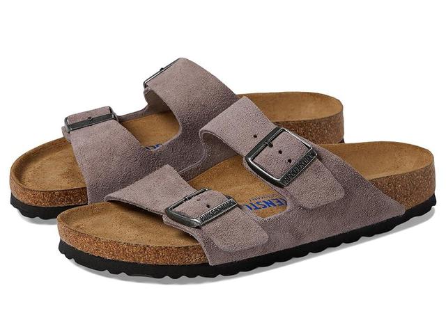 Birkenstock Arizona Soft Footbed - Suede (Women) (Faded Purple) Women's Sandals Product Image