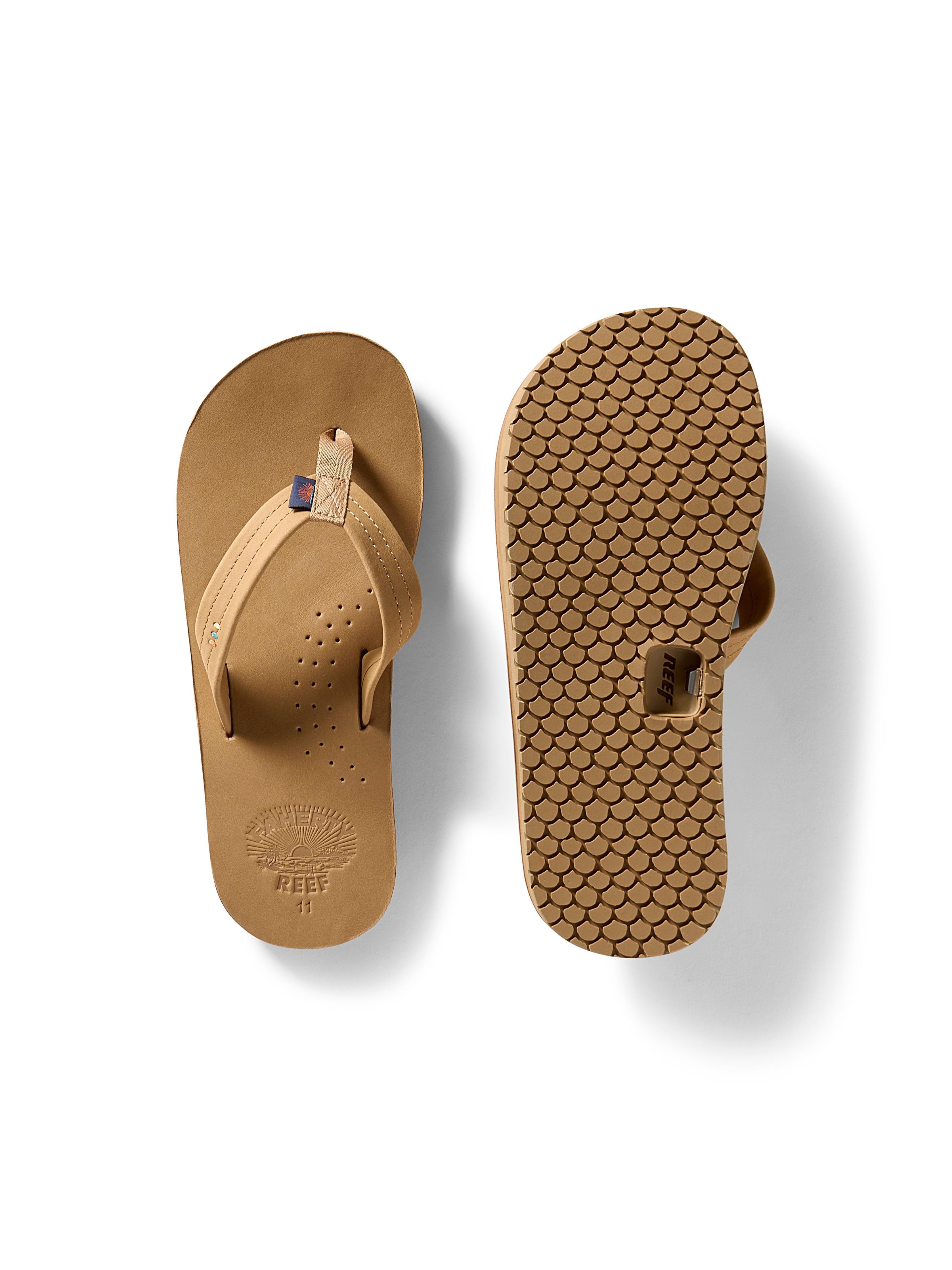 Faherty X REEF Men's Draftsmen Flip Flop - Bronze Male Product Image