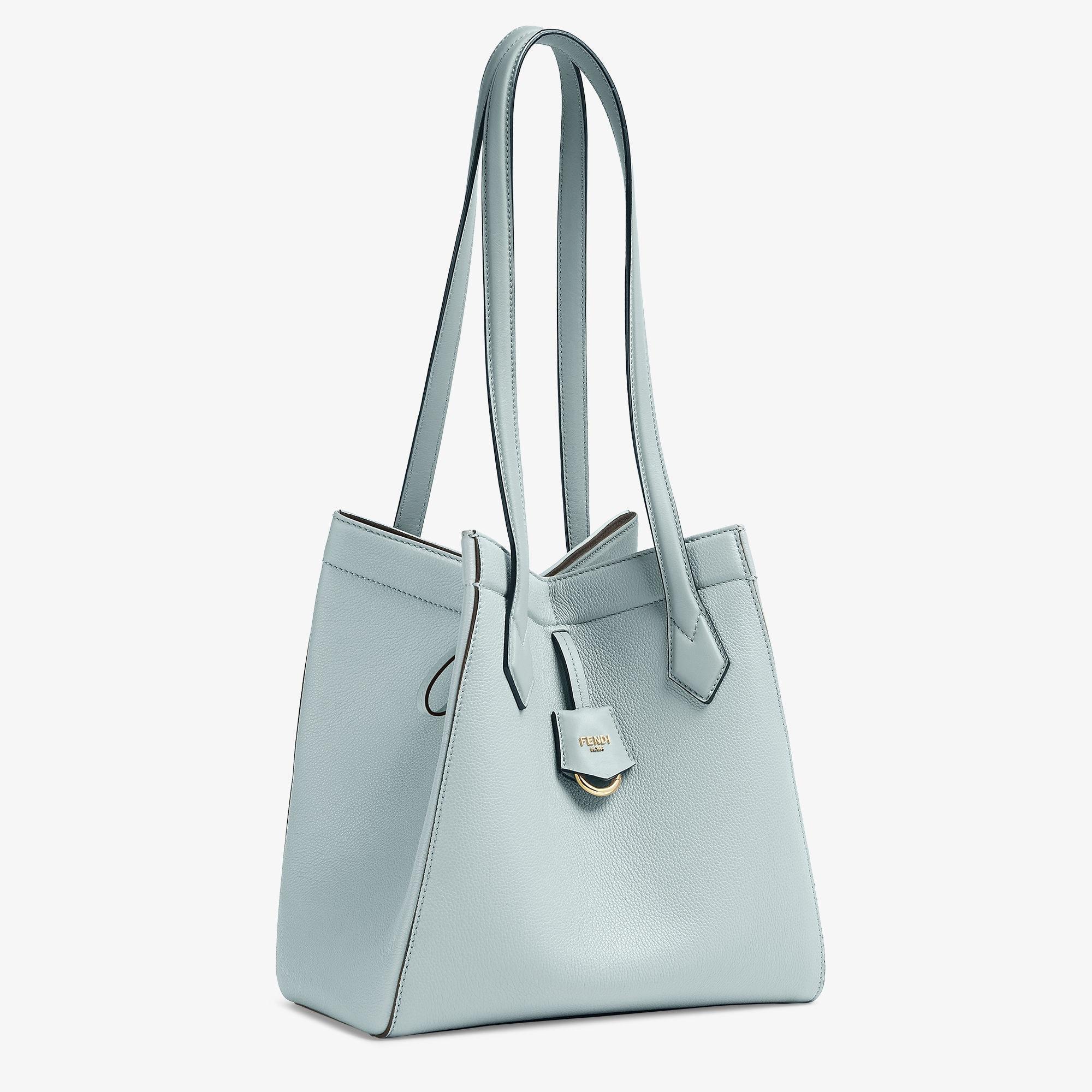 Fendi Origami MediumLight blue leather bag that can be transformed Product Image