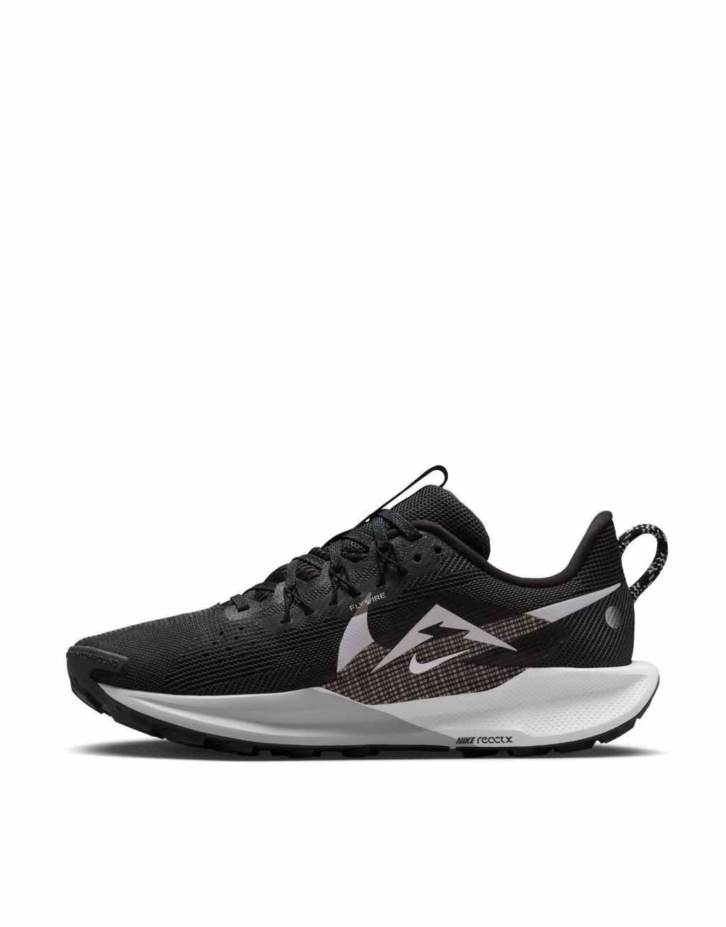 Nike Running Pegasus Trail 5 sneakers in black and white Product Image