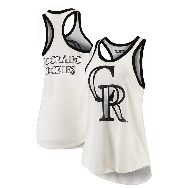 Womens G-III 4Her by Carl Banks Colorado Rockies Tater Racerback Tank Top Product Image